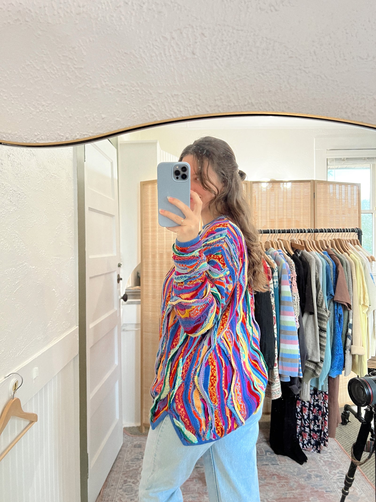 Vintage COOGI Rainbow Sweater M dandy babes