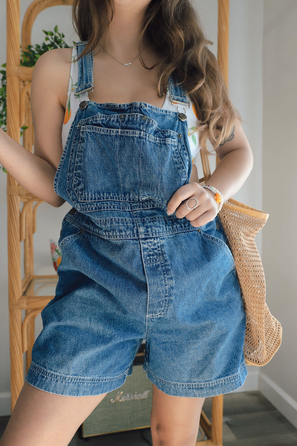 Vintage 〰️ Bill Blass Short Overalls (L)