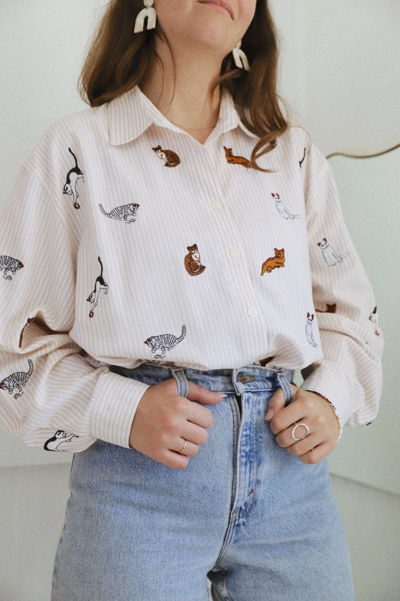 Vintage 〰️ The Cat Shirt (XL)