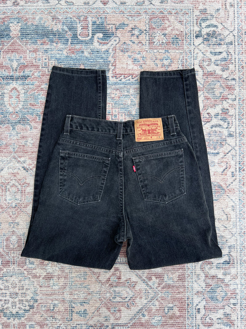 Vintage Levi’s • 512's Black Denim (26)