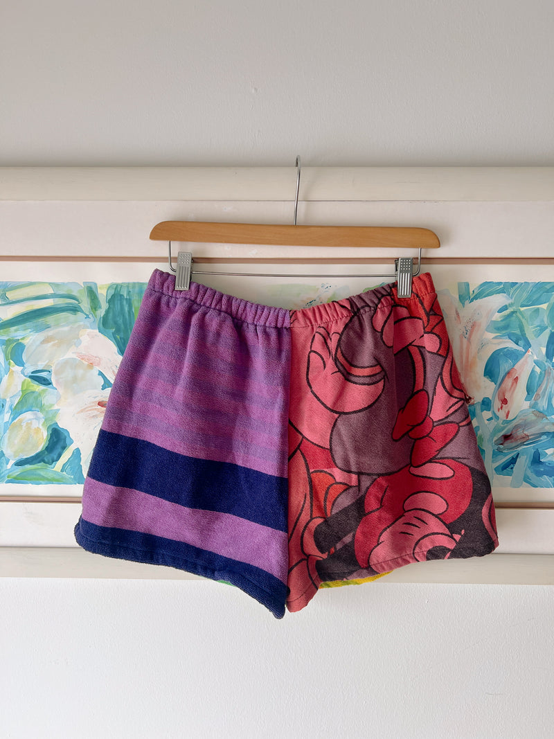 Vintage x Upcycled Towel Shorts
