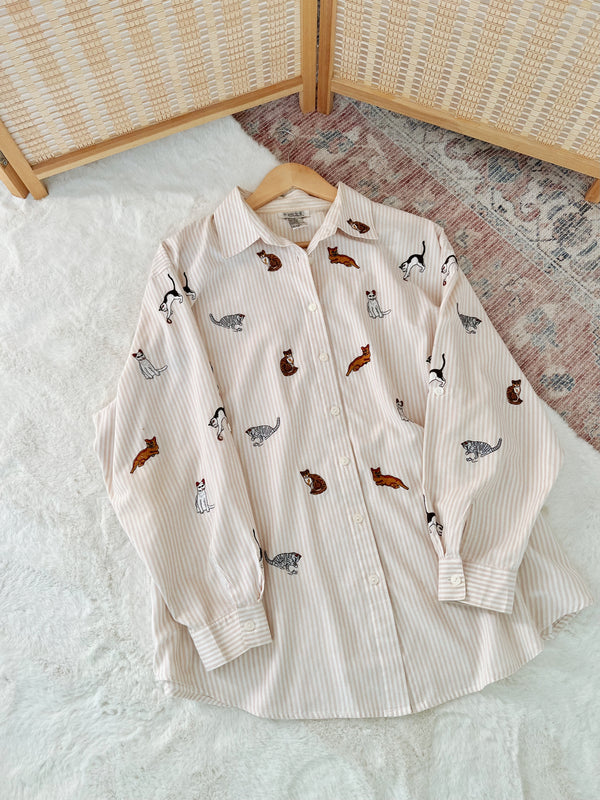 Vintage 〰️ The Cat Shirt (XL)