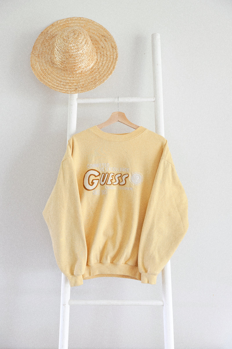 Vintage 〰️ Guess Sunshine Crewneck (L)