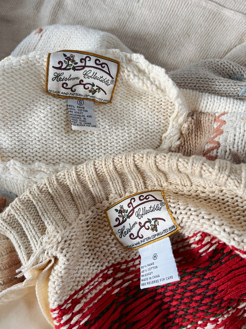 Vintage 〰️ Park City Knit Sweater (M)