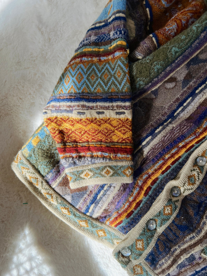 Vintage 〰️ Coogi Knit Cardigan (XL)