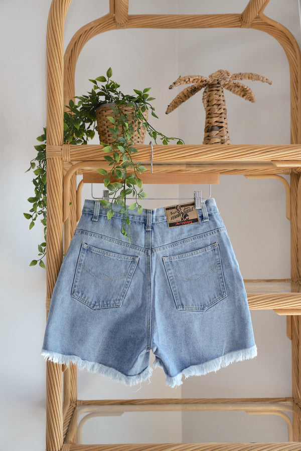 Vintage 〰️ No Excuses Denim Shorts (27)