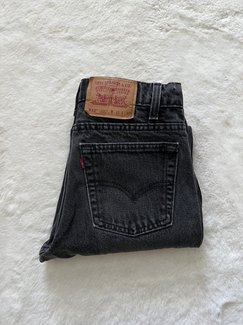 Vintage Levi’s • 512's Black Wash (29)