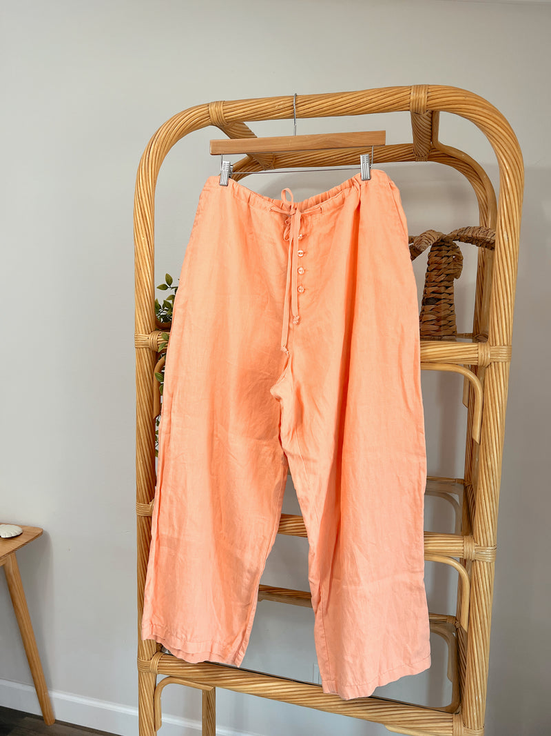 Vintage 〰️ Peach Beach Pants (2x)