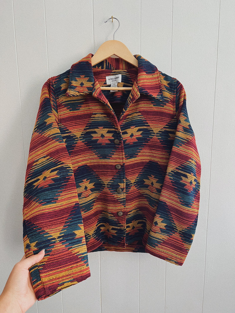 Vintage 〰️ Western Tapestry Jacket (L)