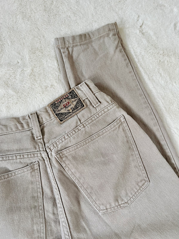 Vintage 〰️ Express Taupe Denim (25)