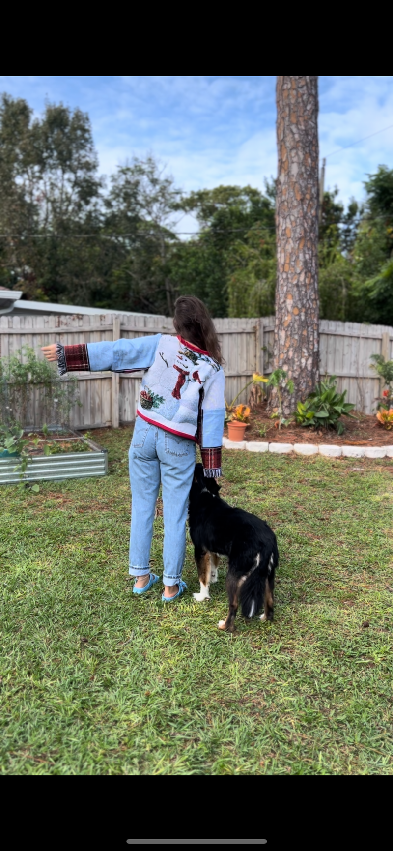 Vintage • Handmade Christmas Jacket (M)