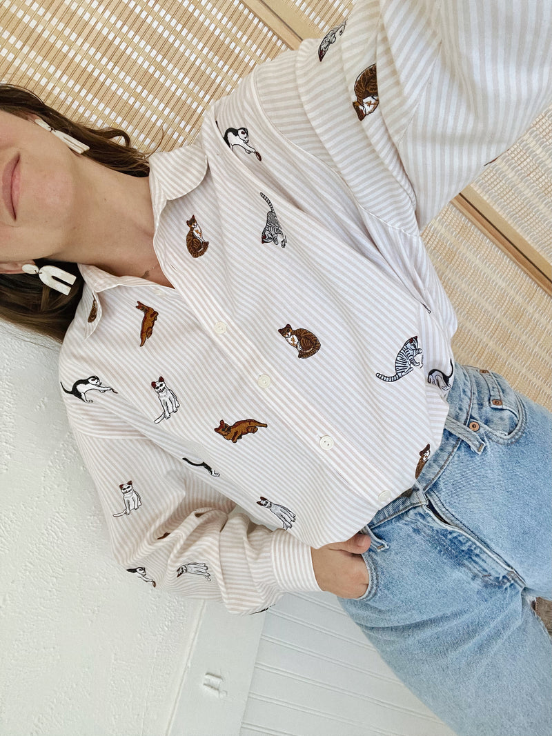 Vintage 〰️ The Cat Shirt (XL)