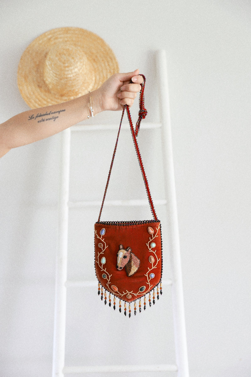 Vintage 〰️ Velvet Cowgirl Crossbody