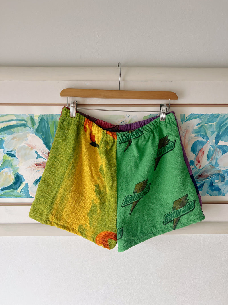 Vintage x Upcycled Towel Shorts