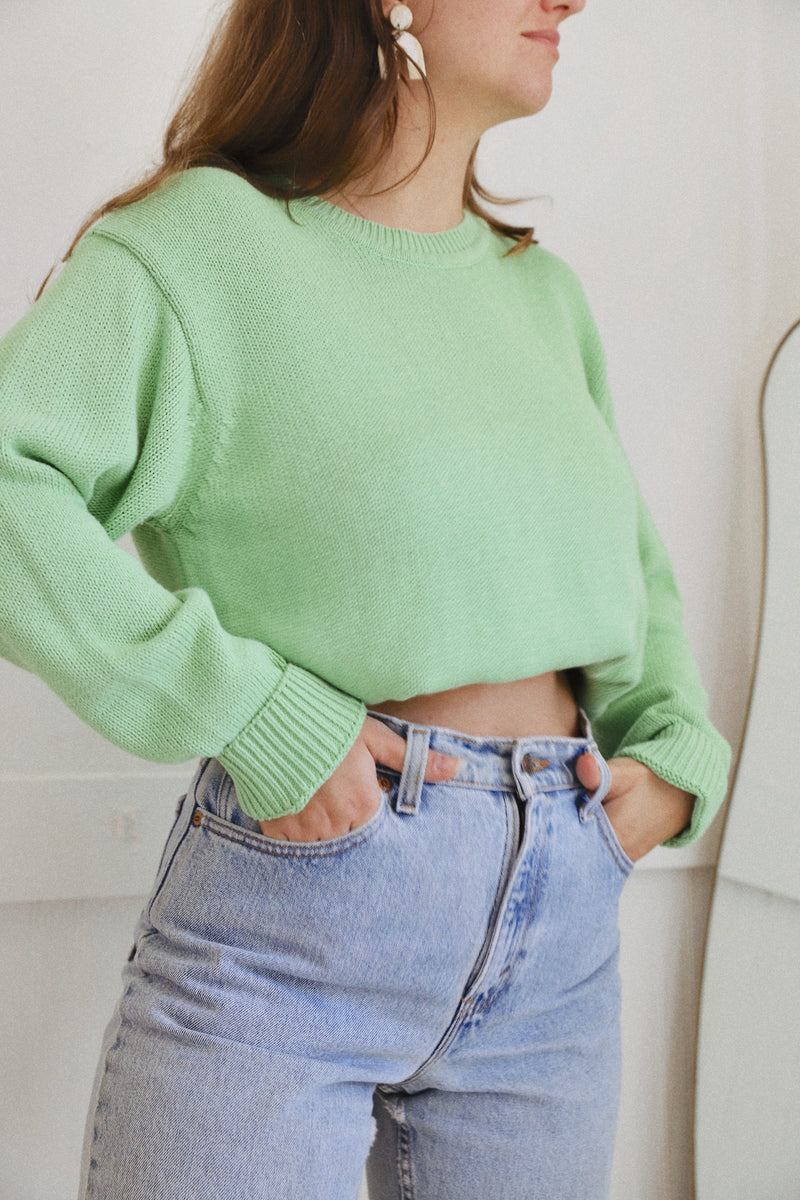 Vintage 〰️ Honey Dew Sweater (M)