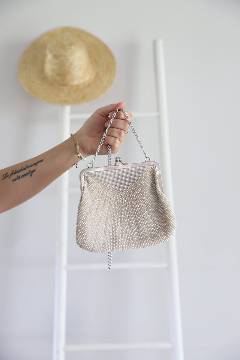 Vintage 〰️ Beaded Victorian Crossbody