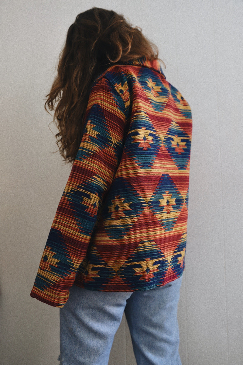 Vintage 〰️ Western Tapestry Jacket (L)
