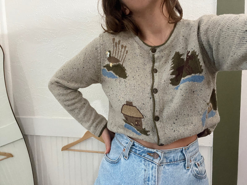 Vintage 〰️ Cabinside Sweater (S)