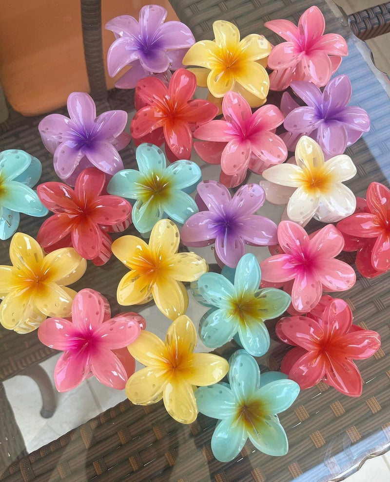 Flower Hair Clips Set