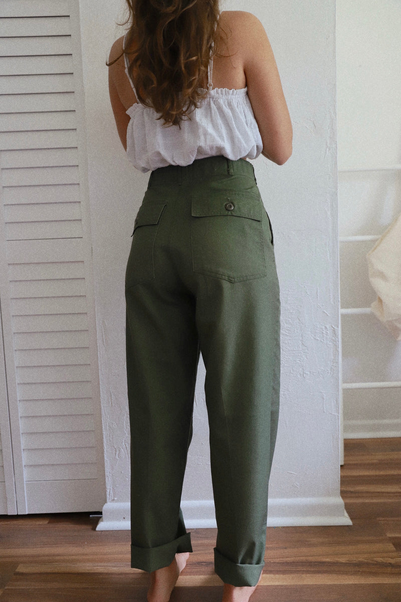Vintage 〰️  1984 Military Utility Trousers (30)