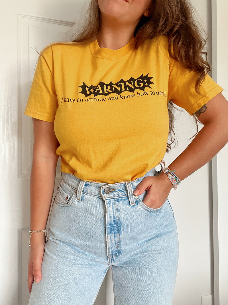 Vintage • Sunshine Attitude Tee (S)