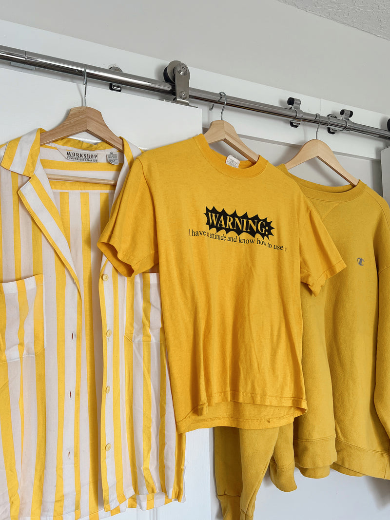 Vintage • Sunshine Attitude Tee (S)