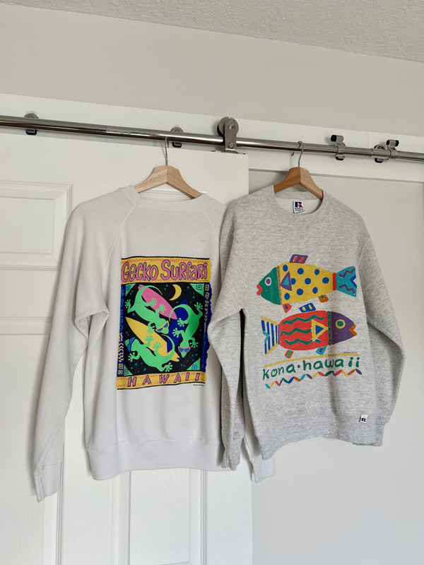 Vintage • 89’ Hawaii Surfari Sweatshirt (L)