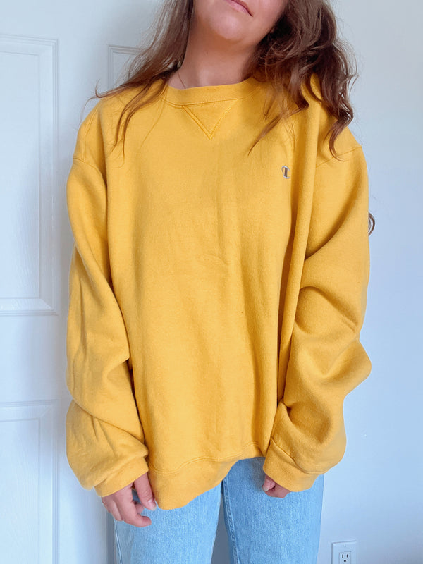 Vintage • Ochre Champion Sweatshirt (L)