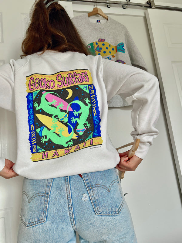 Vintage • 89’ Hawaii Surfari Sweatshirt (L)