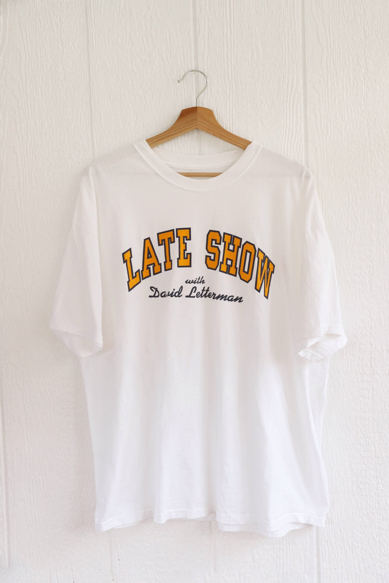 Vintage • 90’s Late Show Tee (XL)