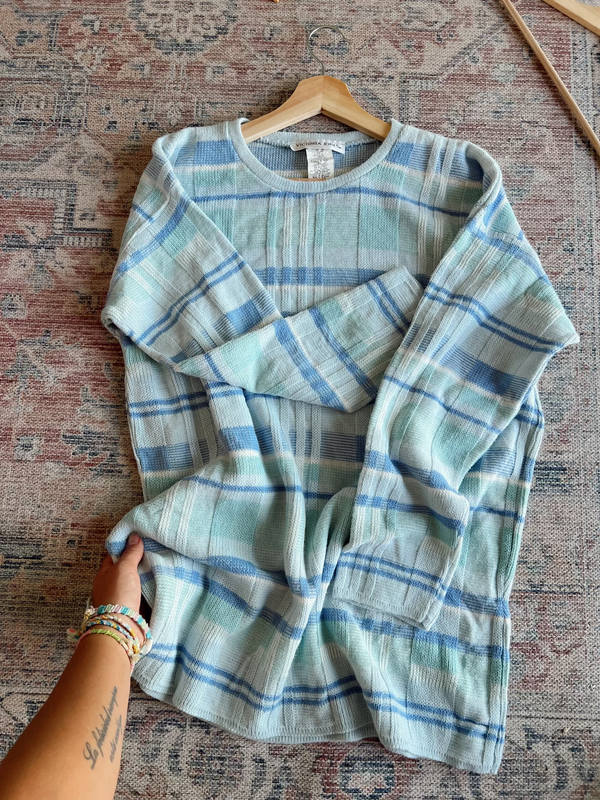 Vintage • Striped Knit Sweater (L)