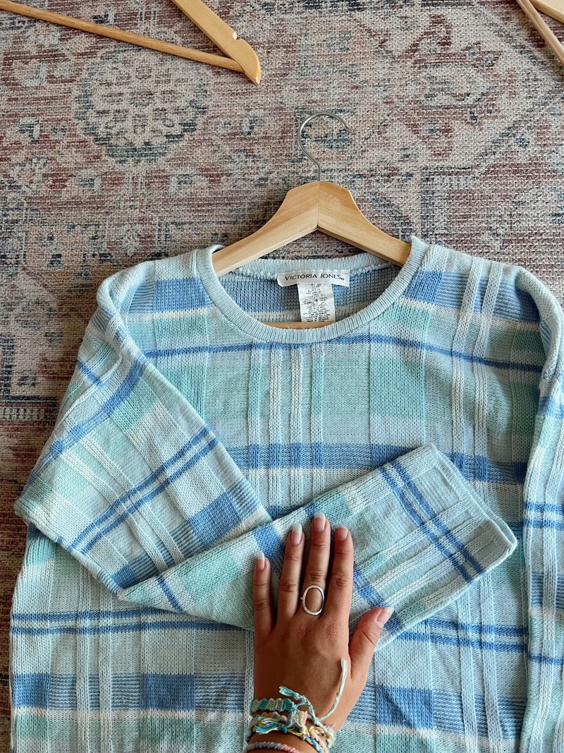 Vintage • Striped Knit Sweater (L)