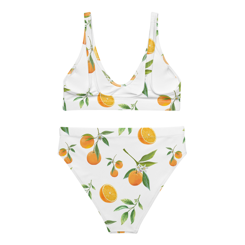 Naranja 〰️ Recycled High Waisted Bikini