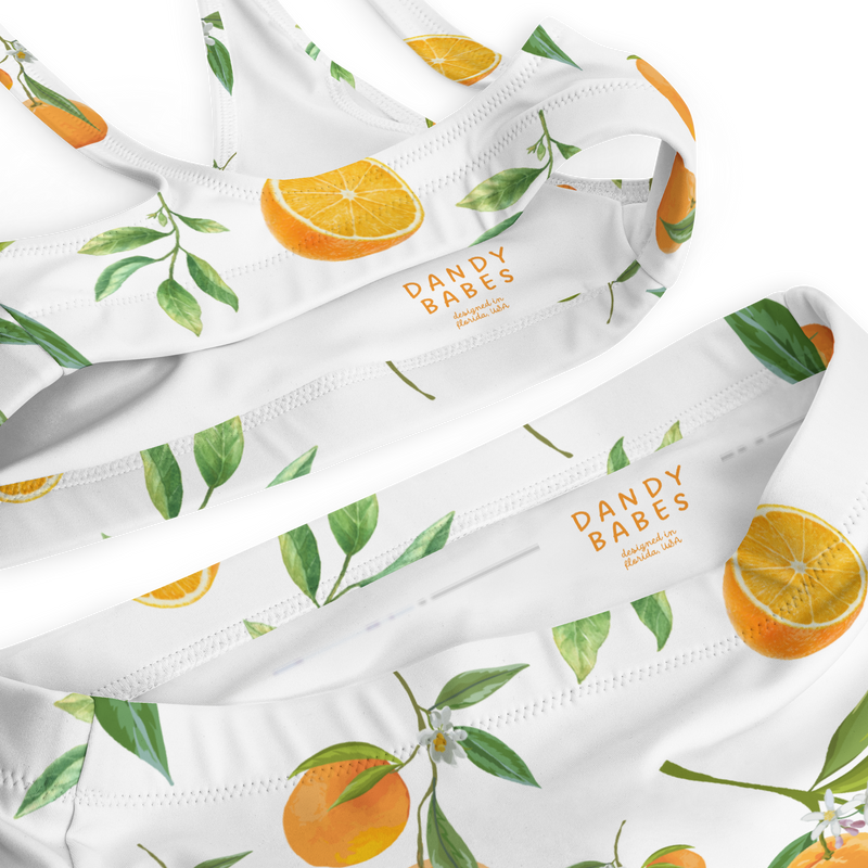 Naranja 〰️ Recycled High Waisted Bikini