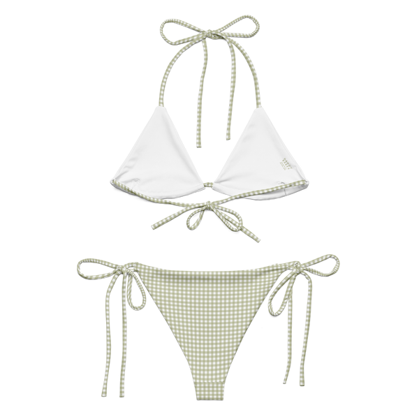 Fern Gingham 〰️ Recycled String Bikini