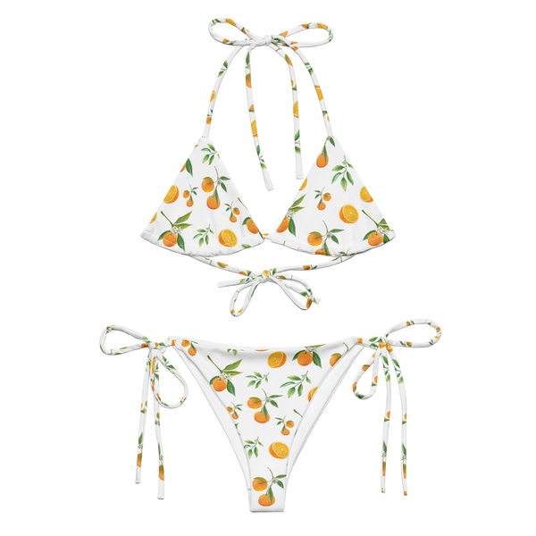 Naranja 〰️ Recycled String Bikini