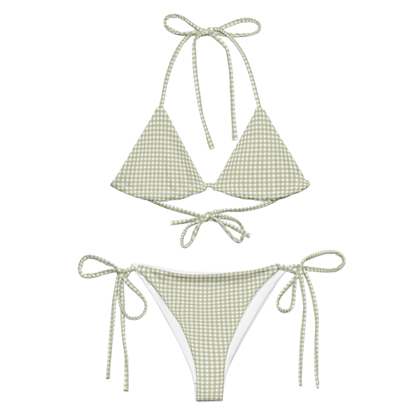 Fern Gingham 〰️ Recycled String Bikini