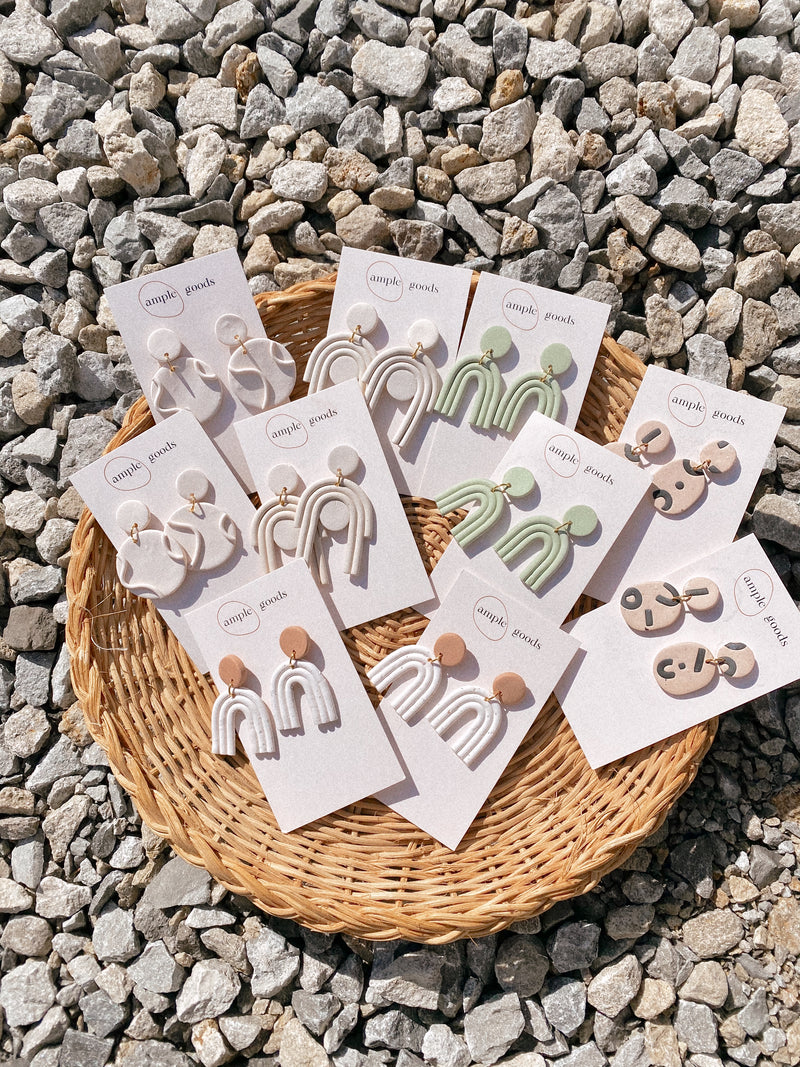 Ample Goods - Cosmos Clay Earring