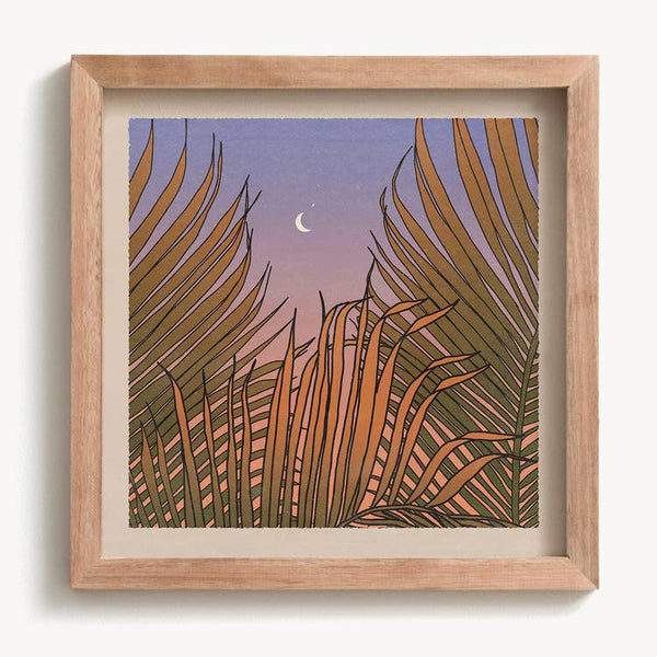 Cai & Jo • Through The Palms Print