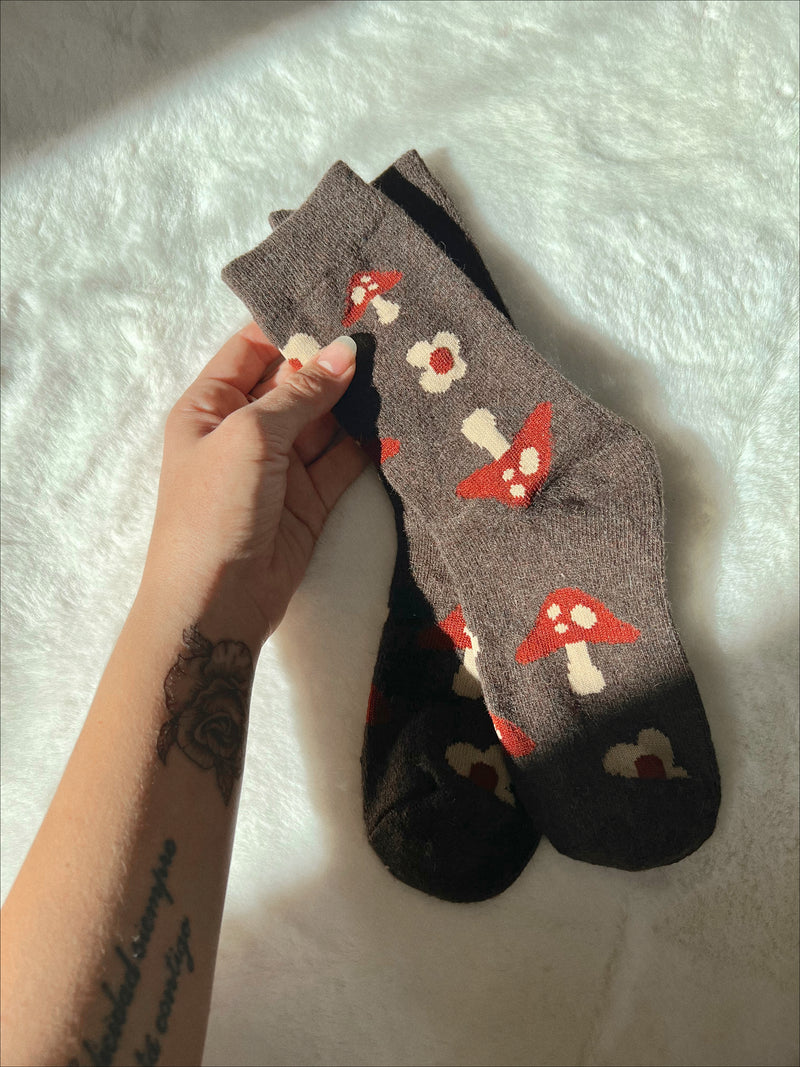 Shrooms Cozy Socks